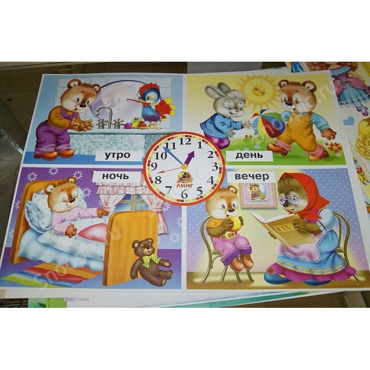 Плакат Часы (Линг)*