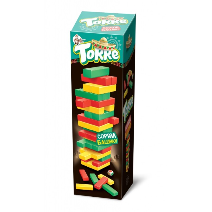 ДК.Цветная Дженга "Сорви башню" арт.01698