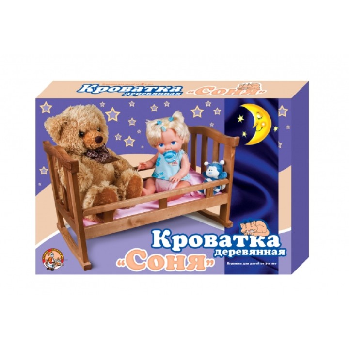 ДК.Кроватка "Соня" деревянная арт.01159 /5