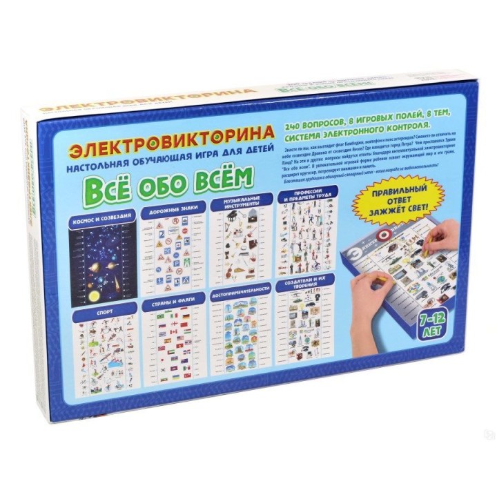 ДК.Игра Электровикторина "Все обо всем" арт.03642