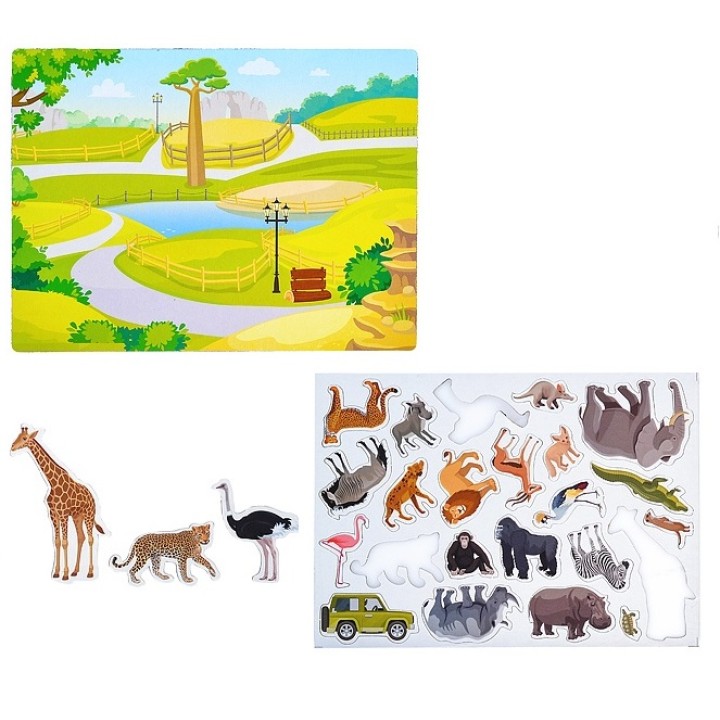 ДК.Магнитные истории "Сафари-Зоопарк" (европодвес) арт.03843