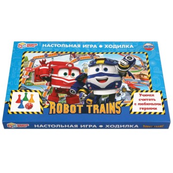 Умные игры. Настольная игра-ходилка "Робот Трейнс" /20