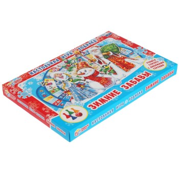 Умные игры. Настольная игра-ходилка "Зимние забавы" /20