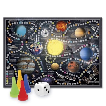 ГеоДом. Игра-ходилка "Солнечная система" с фишками /200