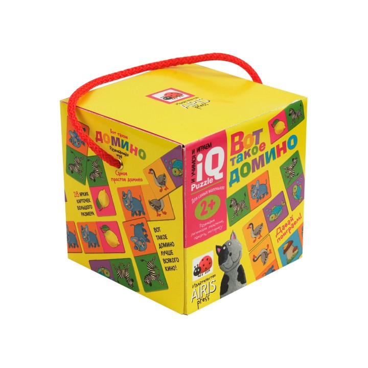 Айрис. IQ Puzzle. Для самых маленьких. 2+ "Вот такое домино"