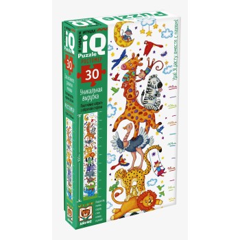 Айрис. IQ Puzzle. Ростомер "Моя жаркая Африка" 30 эл. арт.27830 /16, В