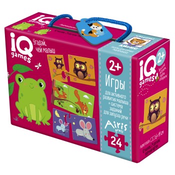 Айрис. IQ игры для самых маленьких "Парочки. Угадай, чей малыш" 2+ Запуск речи*