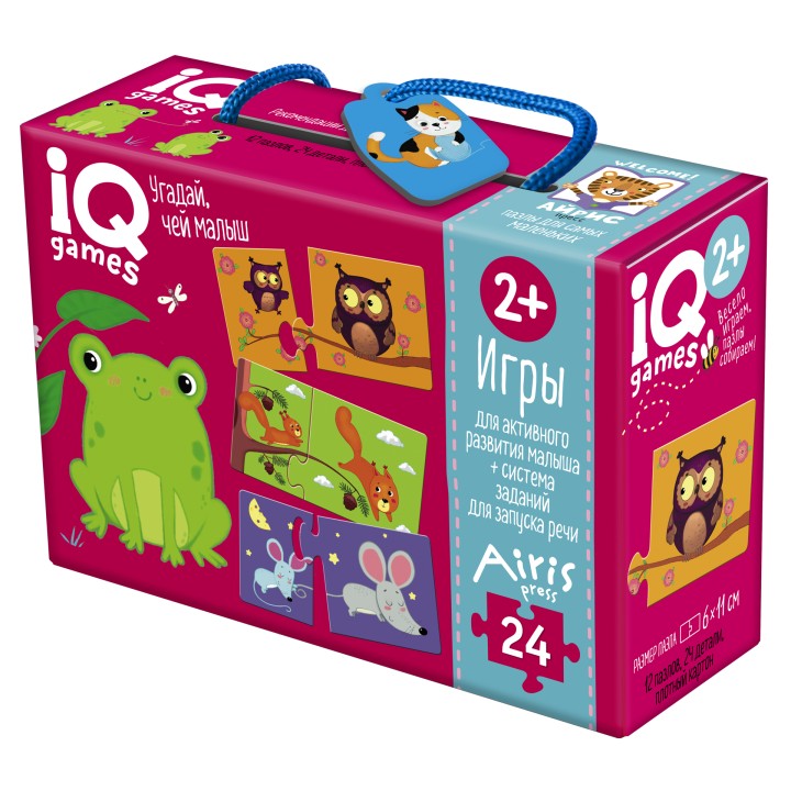 Айрис. IQ игры для самых маленьких "Парочки. Угадай, чей малыш" 2+ Запуск речи*