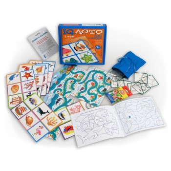 Айрис. IQ лото "Линии и контуры" (5+) арт.26124 Комплект из трех игр /7