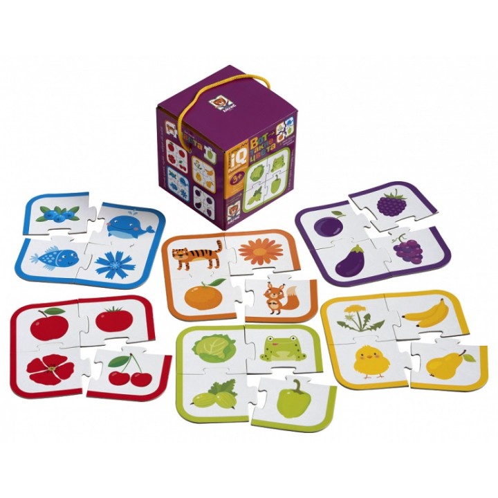 Айрис. IQ Puzzle. Для самых маленьких. 3+ "Вот такие цвета" /24