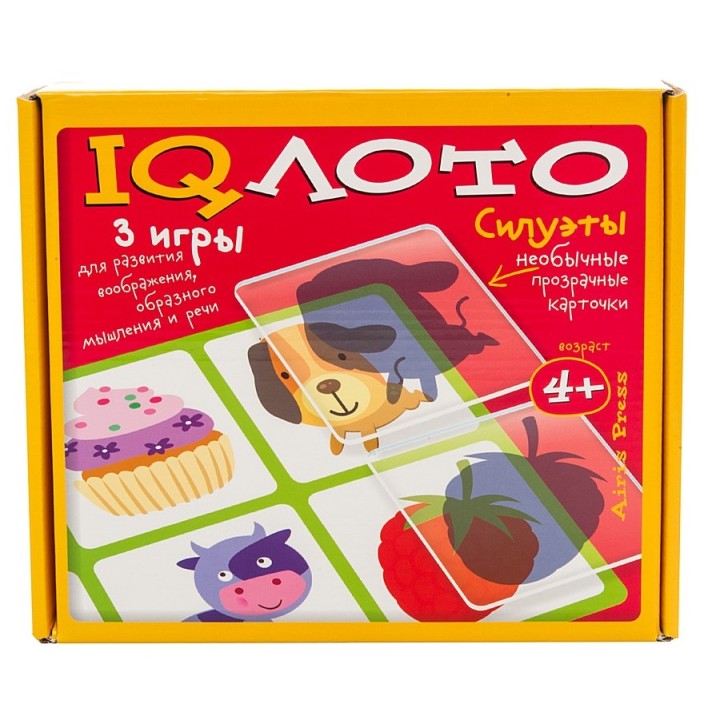 Айрис. IQ лото "Силуэты" (4+) Комплект из трех игр/7