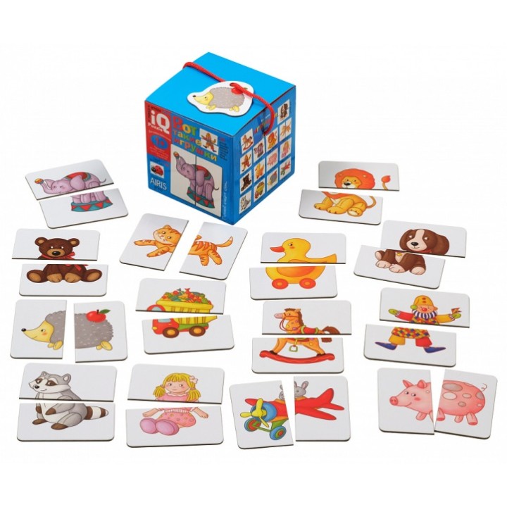 Айрис. IQ Puzzle. Для самых маленьких. 1+ "Вот такие игрушки" /24