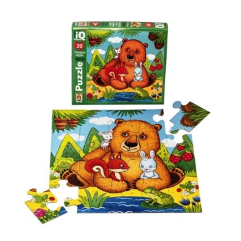 Айрис. IQ Puzzle. Макси "Добрый мишка" 20 эл. арт.27648 /50