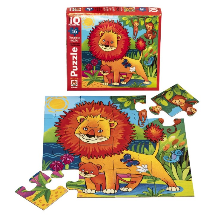 Айрис. IQ Puzzle. Макси "Рыжий лев" 16 эл. арт.27645 /24