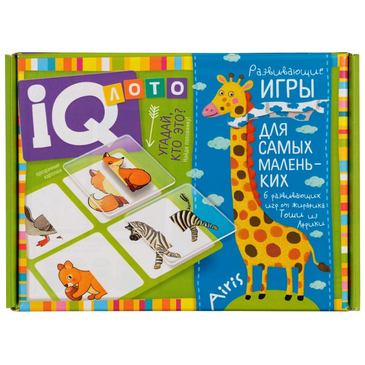 Айрис. IQ лото для малышей. "Угадай, кто это? Найди половинку" арт.27223 21