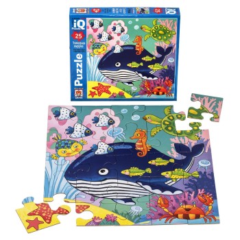 Айрис. IQ Puzzle. Макси "Синий кит" 25 эл. арт.27654 /100