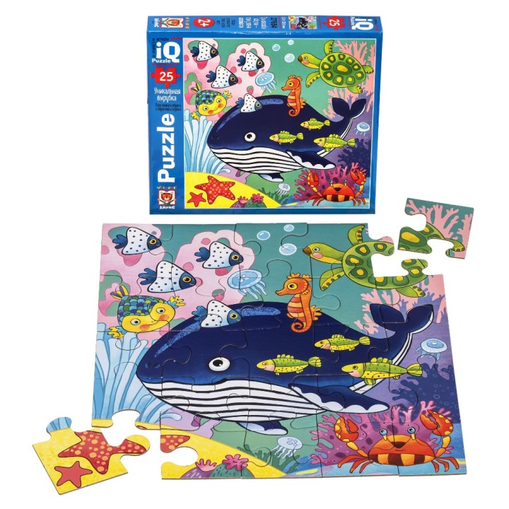 Айрис. IQ Puzzle. Макси "Синий кит" 25 эл. арт.27654 /100