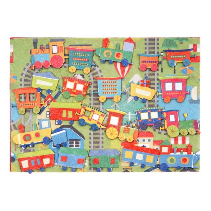 Игра LIP1138 "Паровозики" (с игровым полем) фетр