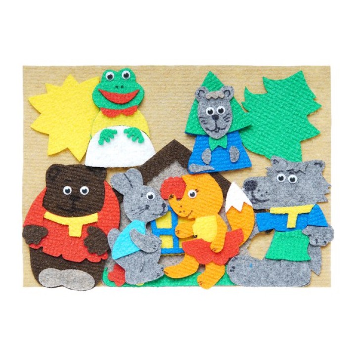 Игра LIP1092 "Теремок" с игровым полем мини, ковролин