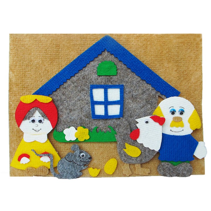 Игра LIP1028 "Курочка Ряба" (с игровым полем) ковролин