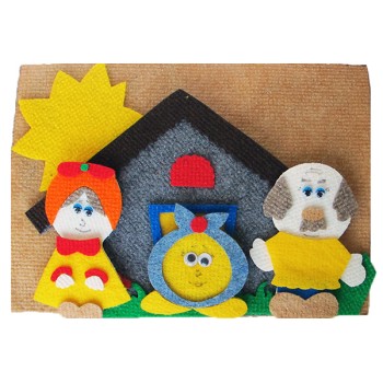 Игра LIP1030 "Колобок" c игровым полем ковролин