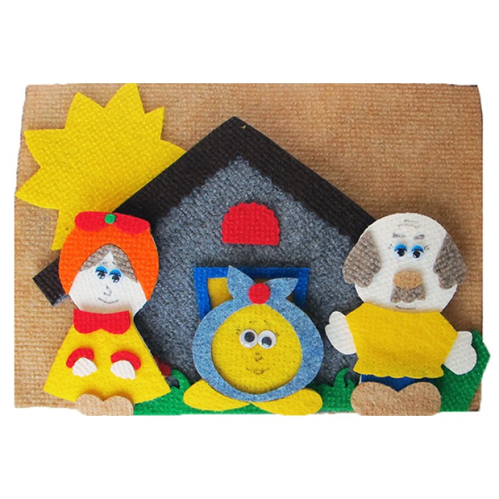 Игра LIP1030 "Колобок" c игровым полем ковролин