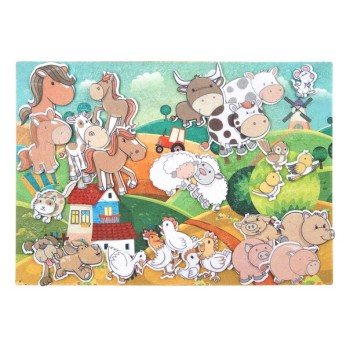 Игра LIP1126 "Домашние животные" (с игровым полем) фетр