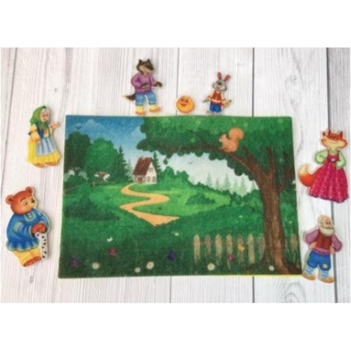 Игра LIP1163 "Колобок" (с игровым полем) фетр