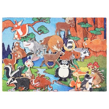 Игра LIP1127 "Лесные животные" фетр*