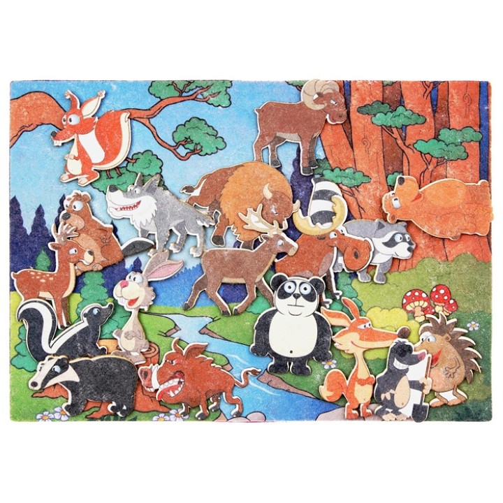 Игра LIP1127 "Лесные животные" фетр*