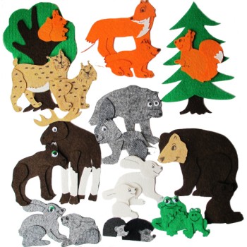 Игра LIP1067 "Дикие животные" (без полотна) ковролин