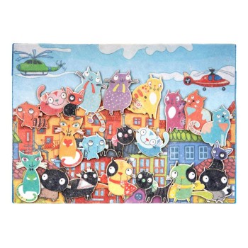 Игра LIP1132 "Городские коты" фетр*