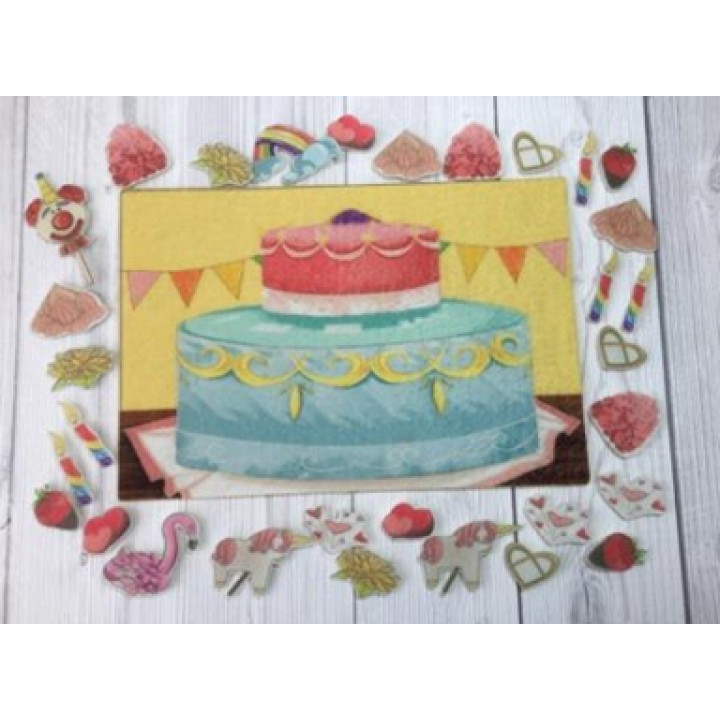 Игра LIP1169 "Украшаем торт" (с игровым полем) фетр