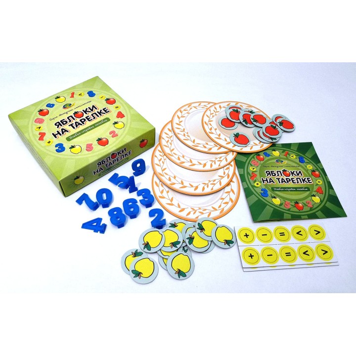 Корвет.Яблоки на тарелке