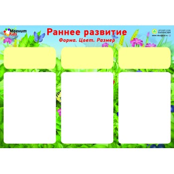 Технологии Буракова. Магнитные игры. Раннее развитие.Форма.Цвет.Размер.