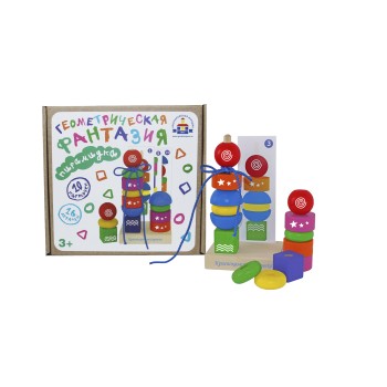 Краснокамск. Пирамидка "Геометрическая фантазия" арт.ПИР-20/12