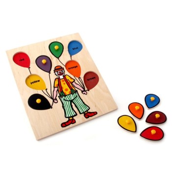 ЛЭМ. 5011 Вкладыш "Клоун" (дерево)