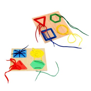 ЛЭМ. 1031 Шнуровка "Геометрия" (дерево)