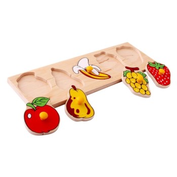 ЛЭМ. 1476 Вкладыш "Фрукты" (дерево)