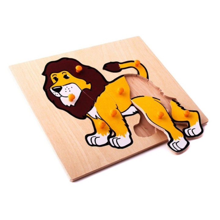 ЛЭМ. 1413 Вкладыш "Лев" (дерево)