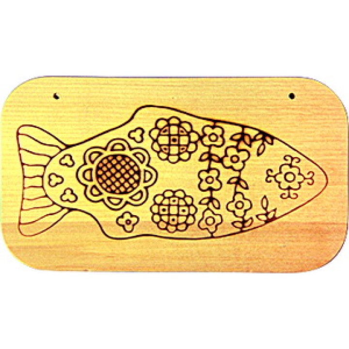 Доска с контуром под роспись "Рыбка" Д-477 (RNT)