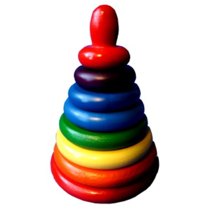 Пирамидка Радуга 8 дет. Д-512 (RNT)