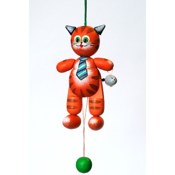 Климо. С115 Котик-дергунчик (дерево)