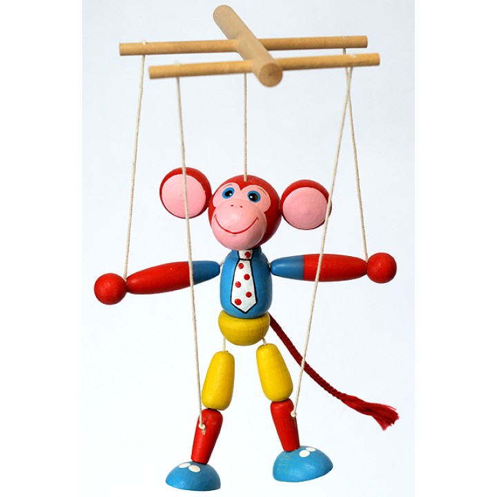 Климо. СМ2 Обезьяна (дерево) марионетка