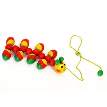 Климо. С83 Каталка "Гусеница" (дерево)