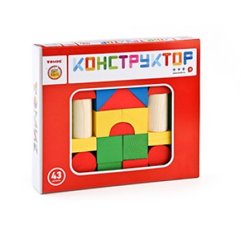 Конструктор Томик "43 детали" арт.6678-43 /12