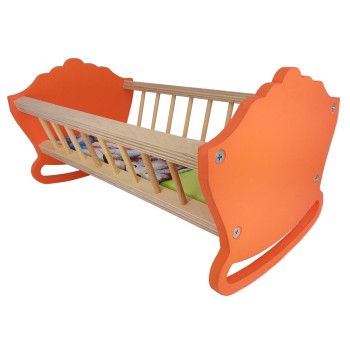 Альтаир. Кровать-качалка 32 см. (крашенная) арт.МК-022 (дерево)