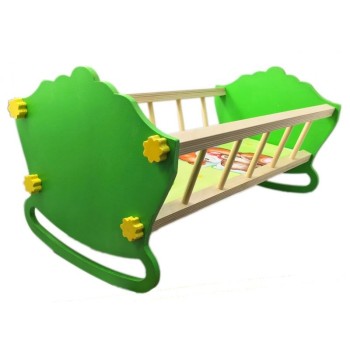 Альтаир. Кровать-качалка 50 см. (крашенная) арт.МК-023 (дерево)