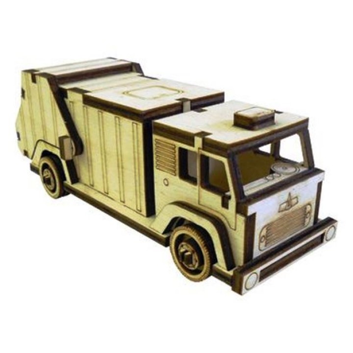 Альтаир. Игрушка-конструктор "Мусоровоз" арт.СДМ-32К