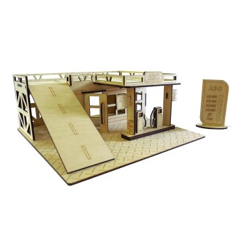 Альтаир. Игрушка-конструктор "Автозаправочная станция" арт. ДД-03